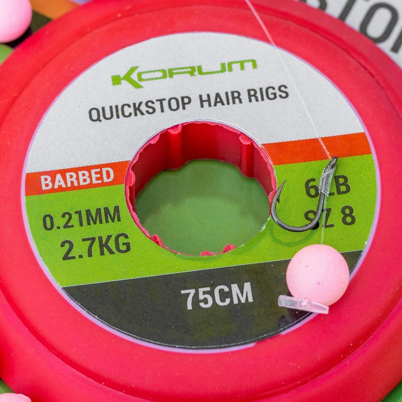 Korum Limitless Quickstop Feeder Hair Rigs Barbed